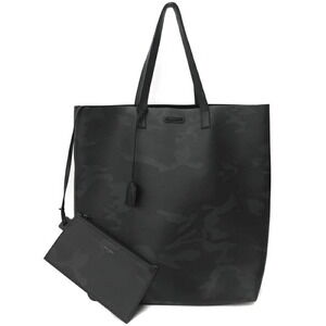 SAINT LAURENT PARIS Camouflage Sac Shopping Tote Bag